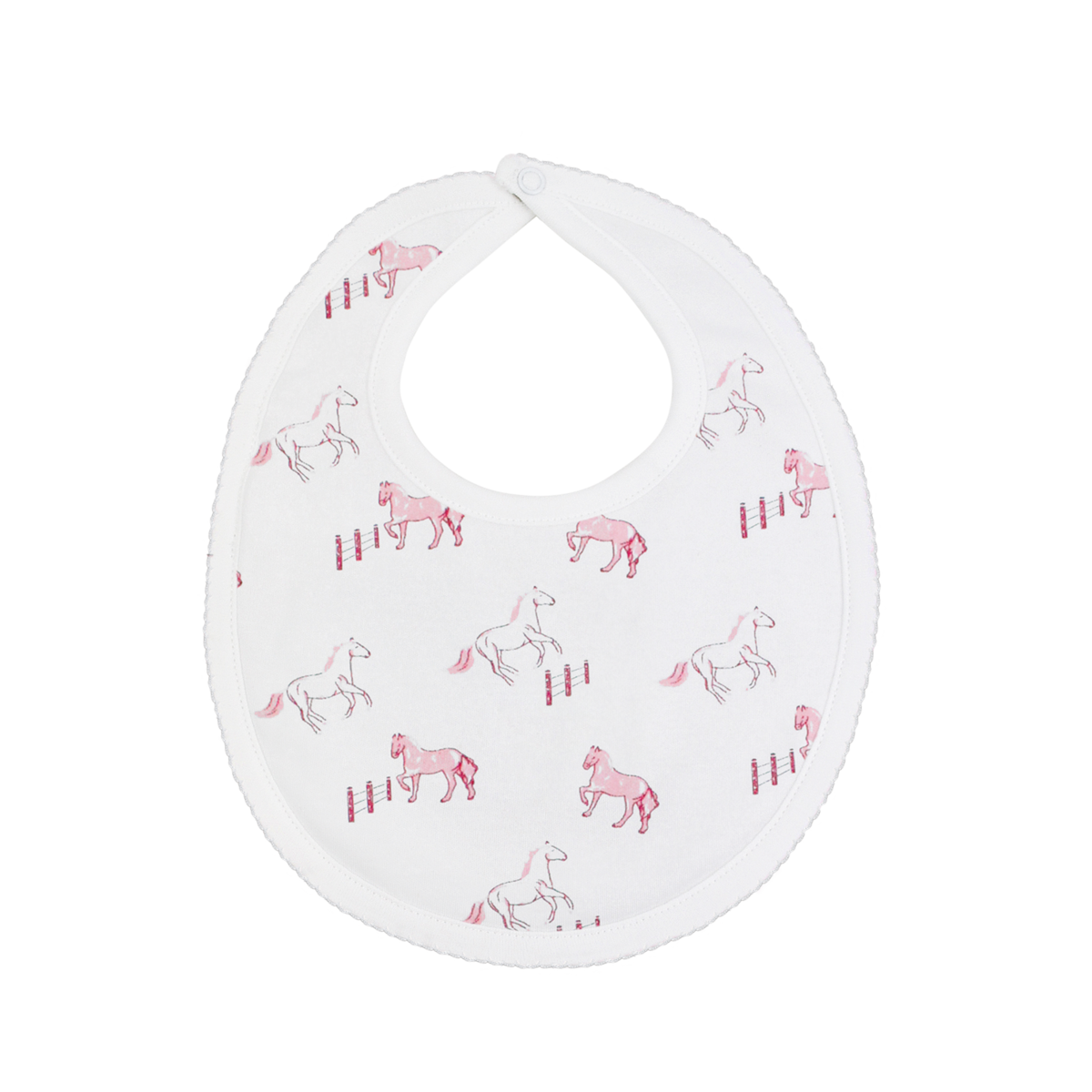 Lyda Baby Running Horses Bib 5101