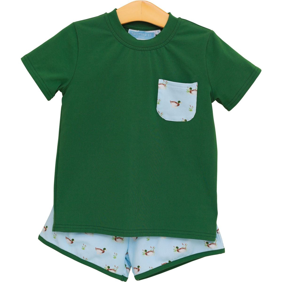 Trotter Street Kids Ducks in a Row Short Set TSK-02660 5301
