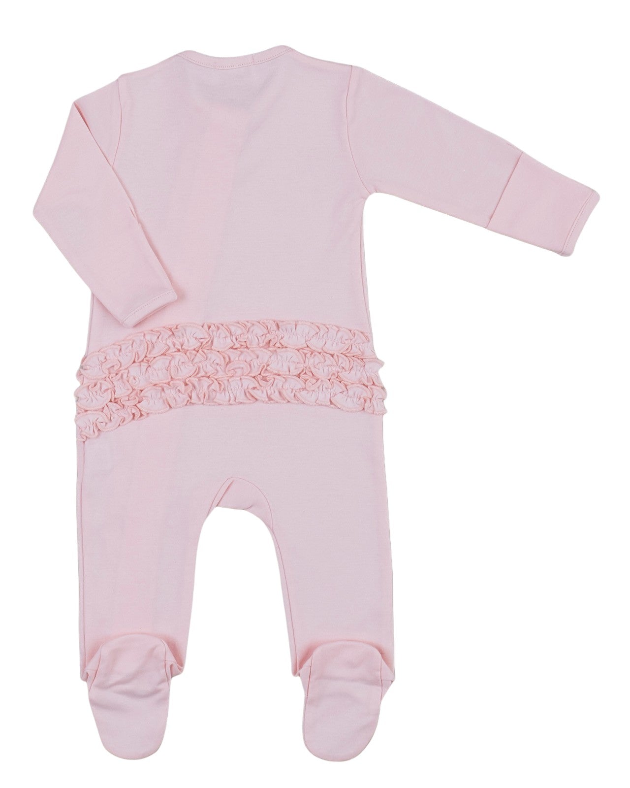 Miocotton Pink Sabrina Zipper Footie 5203