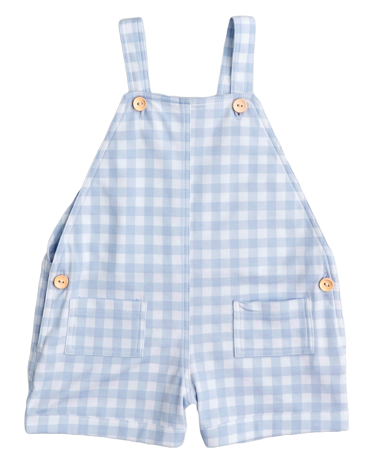 Miocotton Blue Gingham Overall Nico 5203