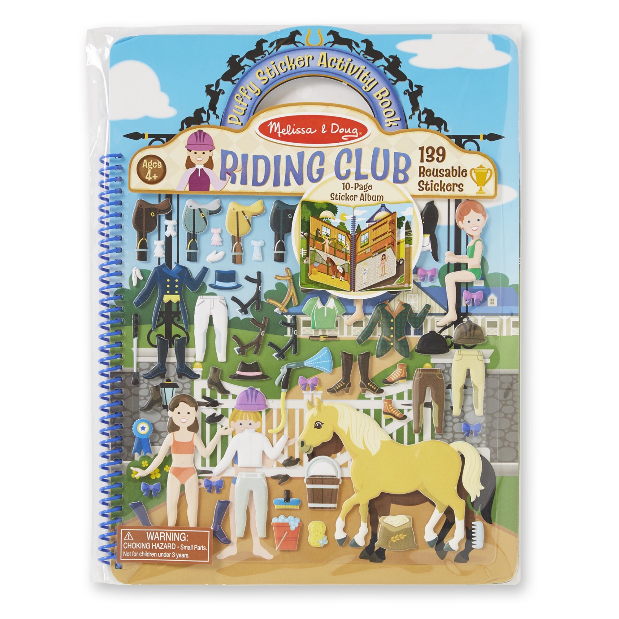 Melissa & Doug riding club puffy sticker