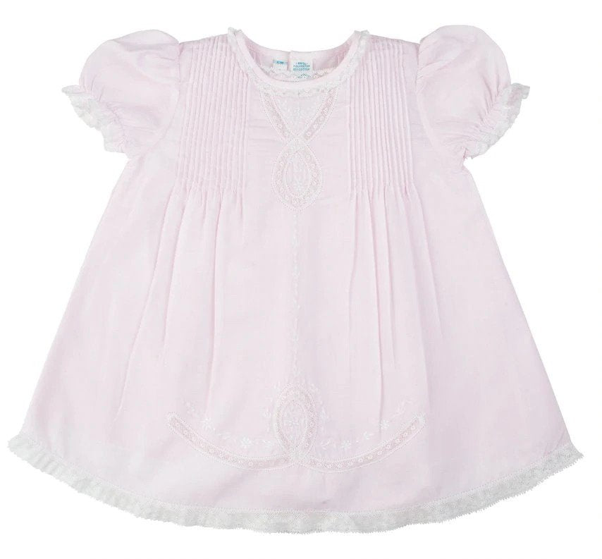 Feltman Bros 6565 pink Lace Ribbon Slip Dress