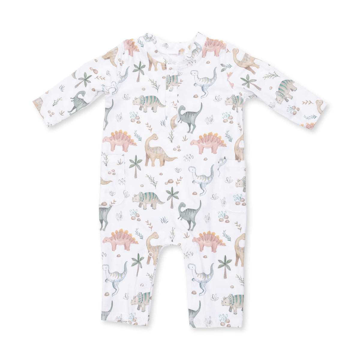 Angel Dear Sweet Baby Dinos Uni Romper 106-F26-SBD