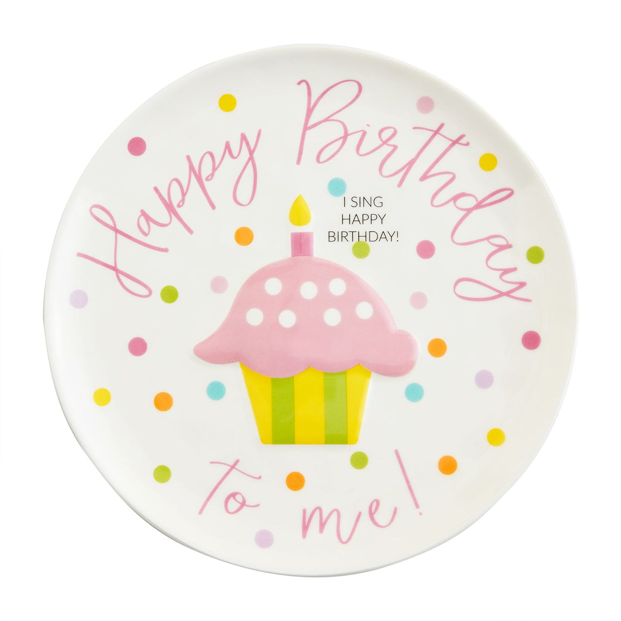 Mud Pie Singing Birthday Plate