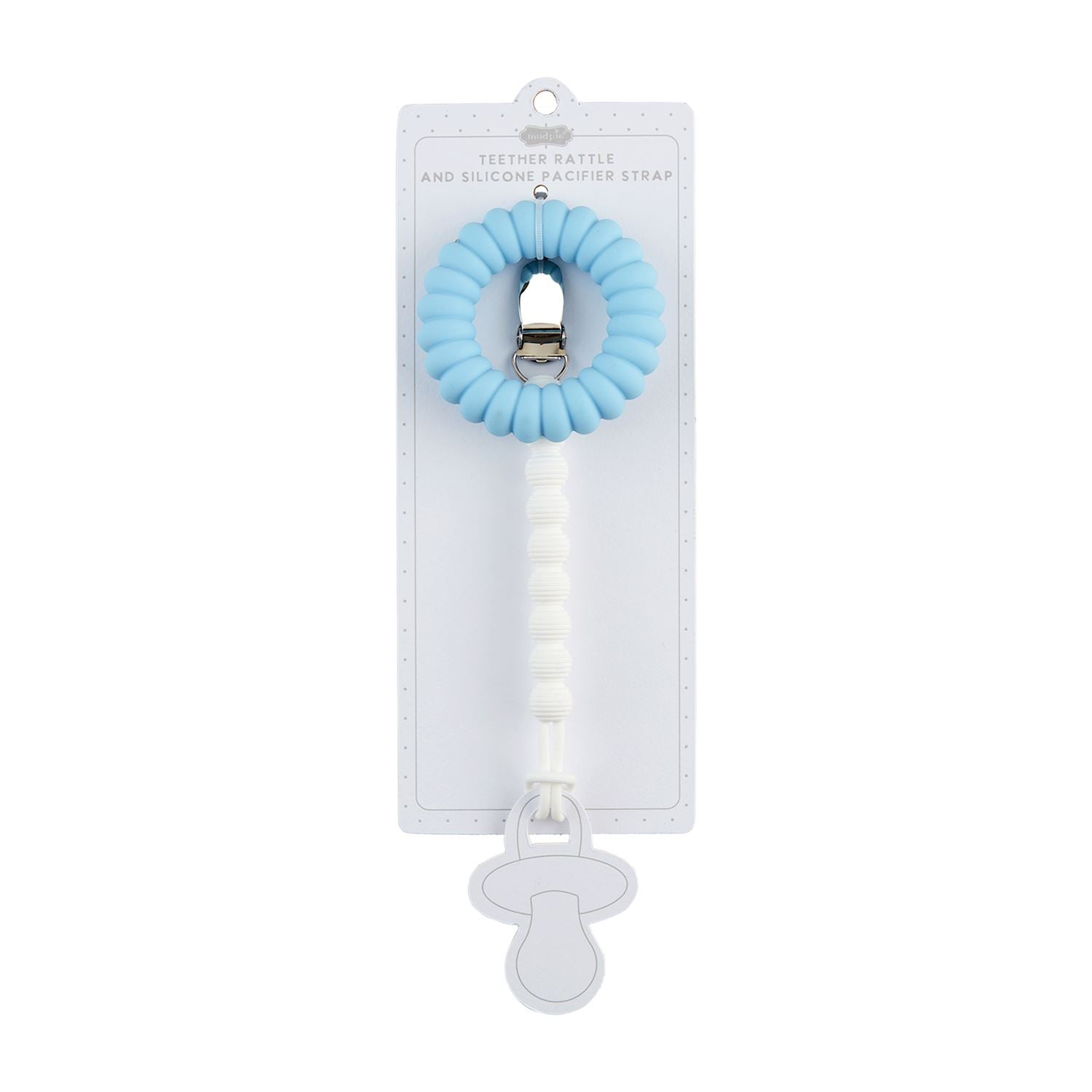 Mud Pie Teether Rattle & Pacifier Strap Sets