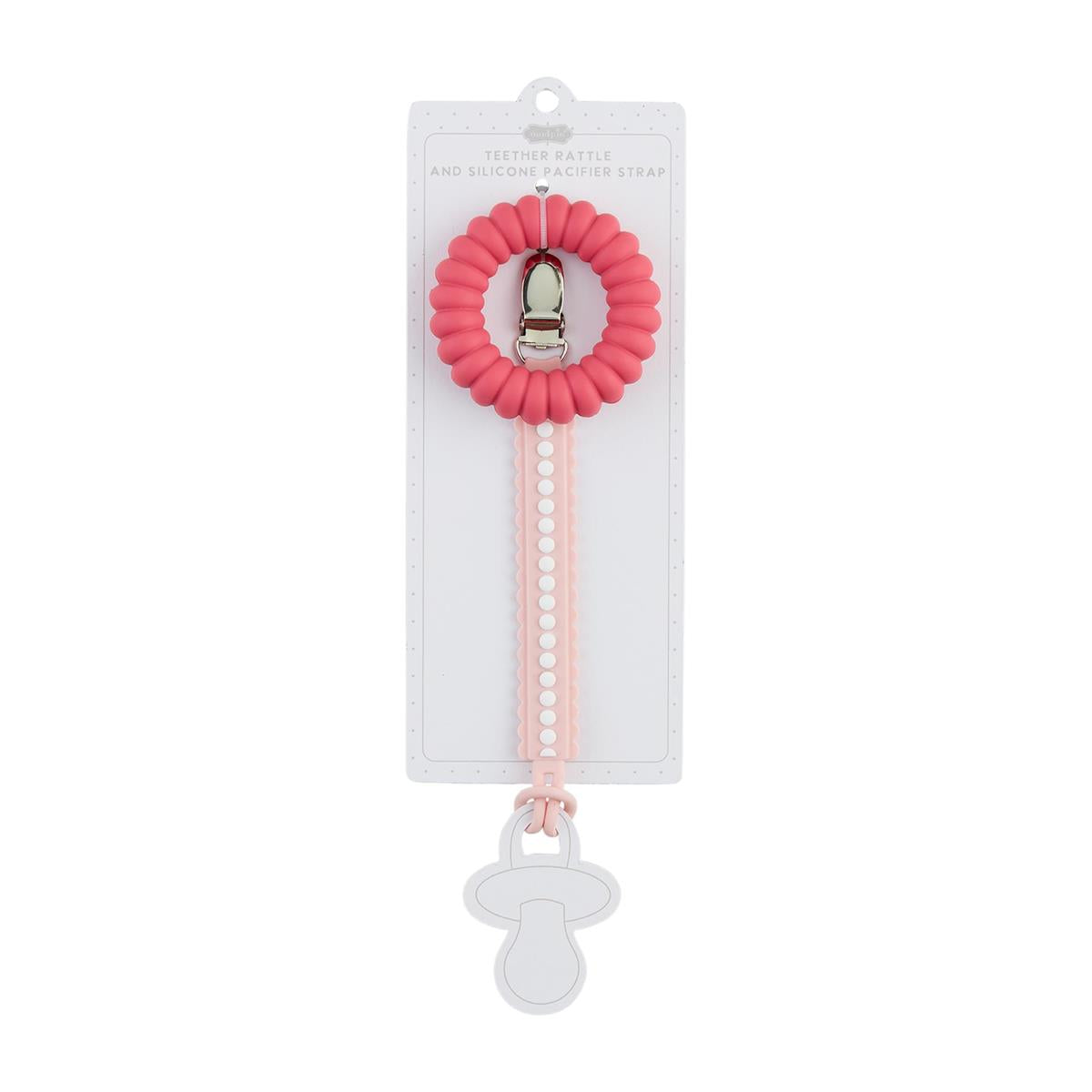 Mud Pie Teether Rattle & Pacifier Strap Sets