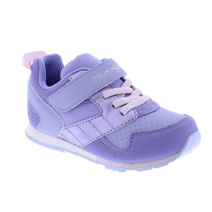 Tsukihoshi Kids Rainbow Sneakers - Machine Washable Girls' & Boys' Athletic Shoes (Rose/Mint)