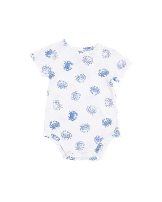 Angel Dear Blue Crabs Short Sleeve Bodysuit 1369-S26-BCR 5302