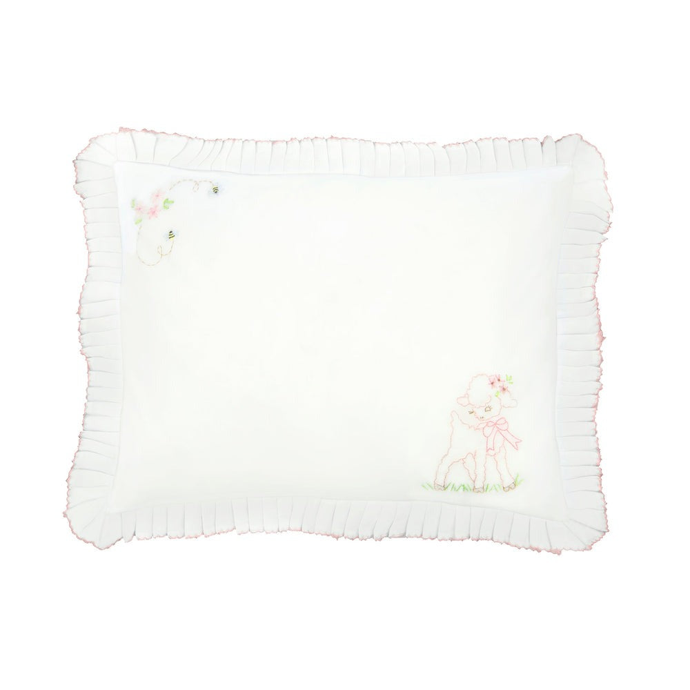 Lenora Baby Lamb & Bee Cotton Pillow Sham SHGE-60 5207