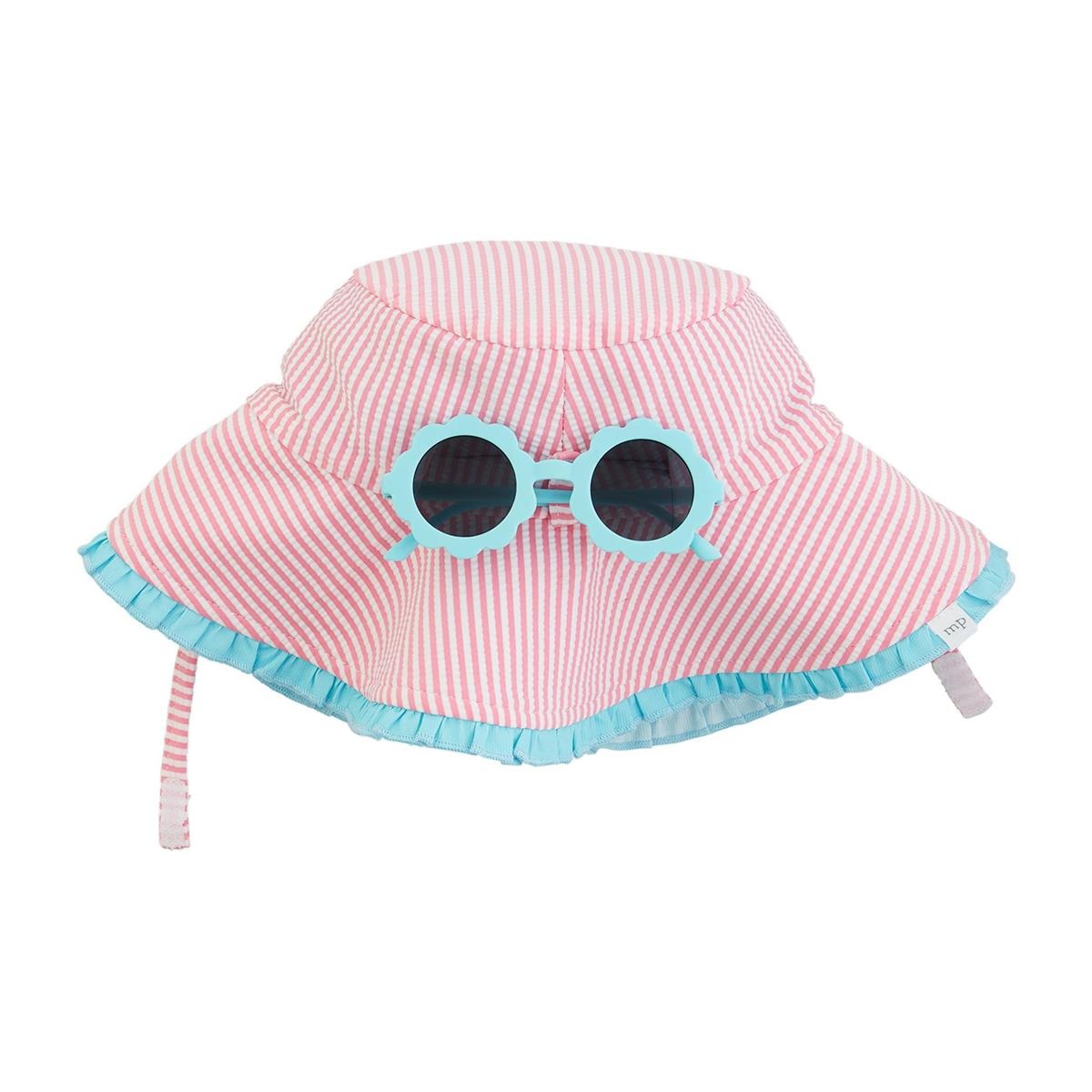 Mud Pie Hat & Sunglasses Set