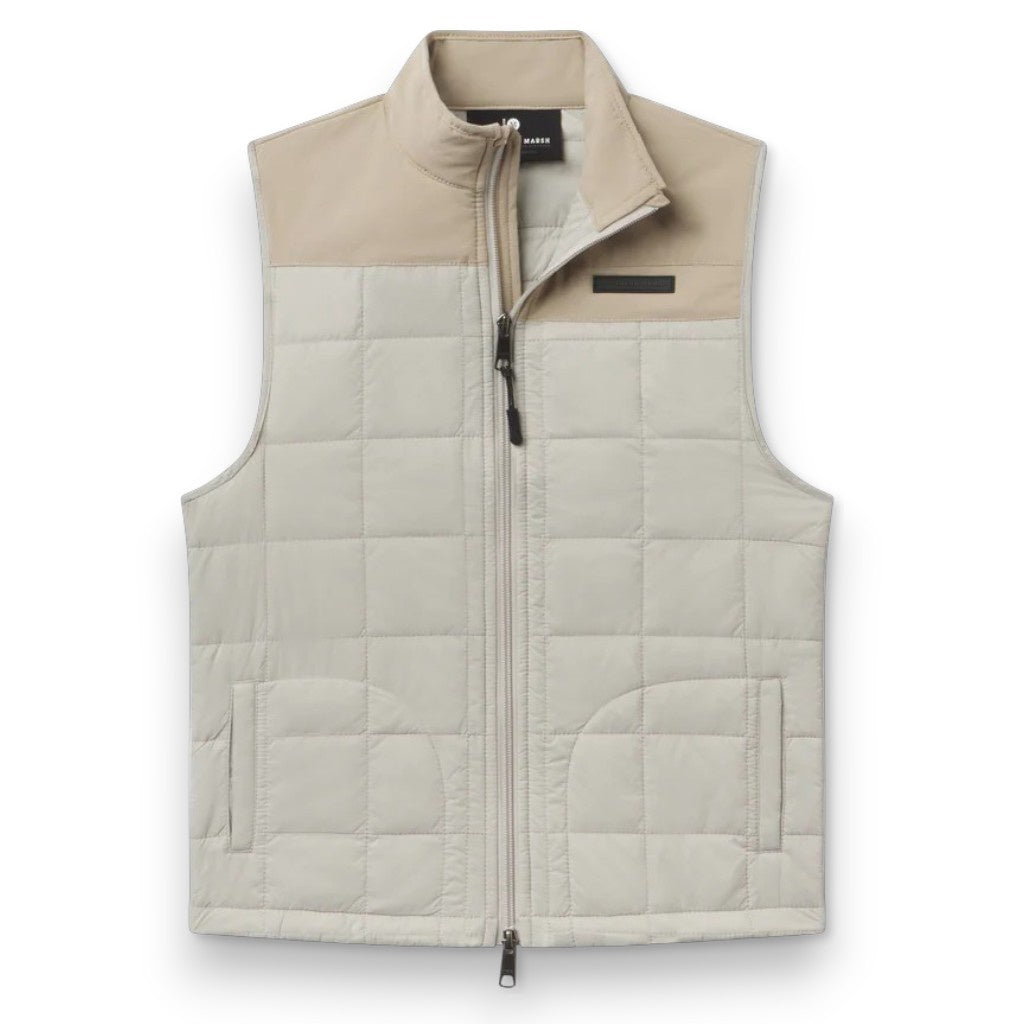 Southern Marsh Youth Falcon Hill Quilted Vest Audubon Tan YOFQV 5307