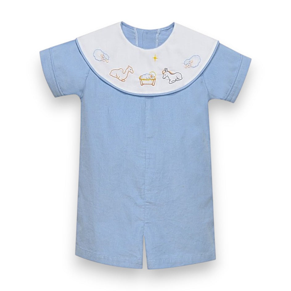 Remember Nguyen Blue Williams Romper Nativity 2001R 5309