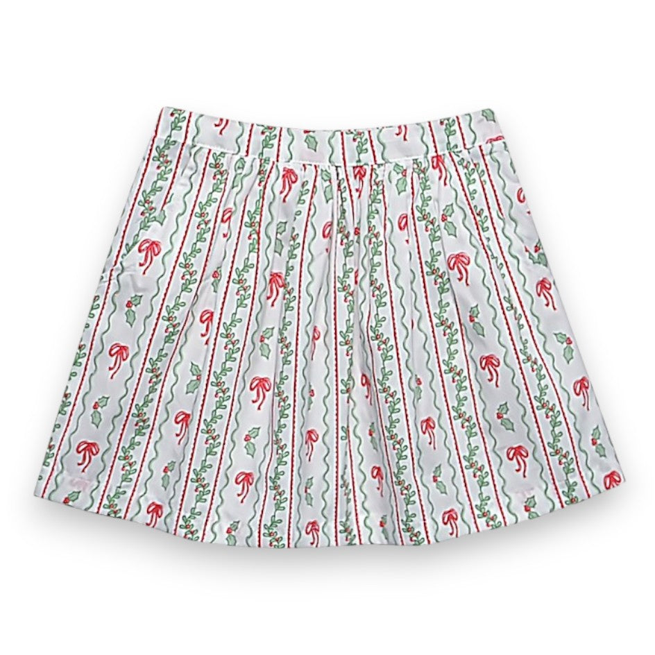 Remember Nguyen Red Shelby Skirt Bow & Berries 2019BS 5309