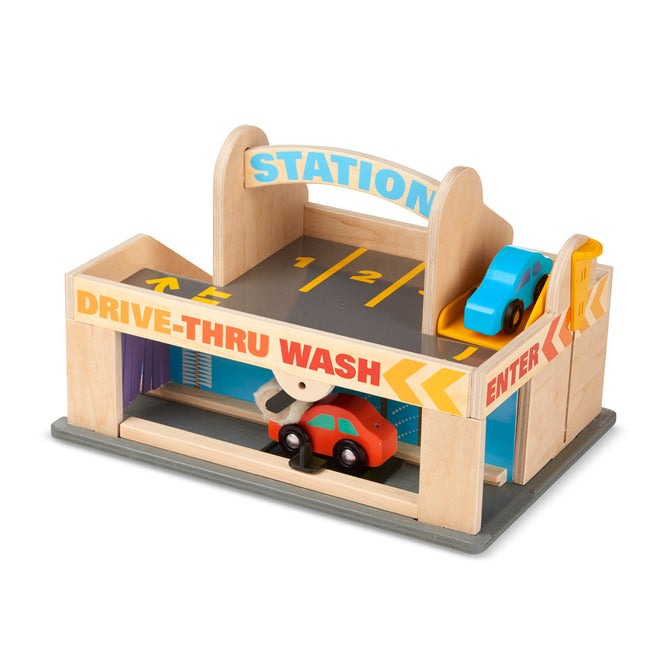 Melissa & Doug service station garage