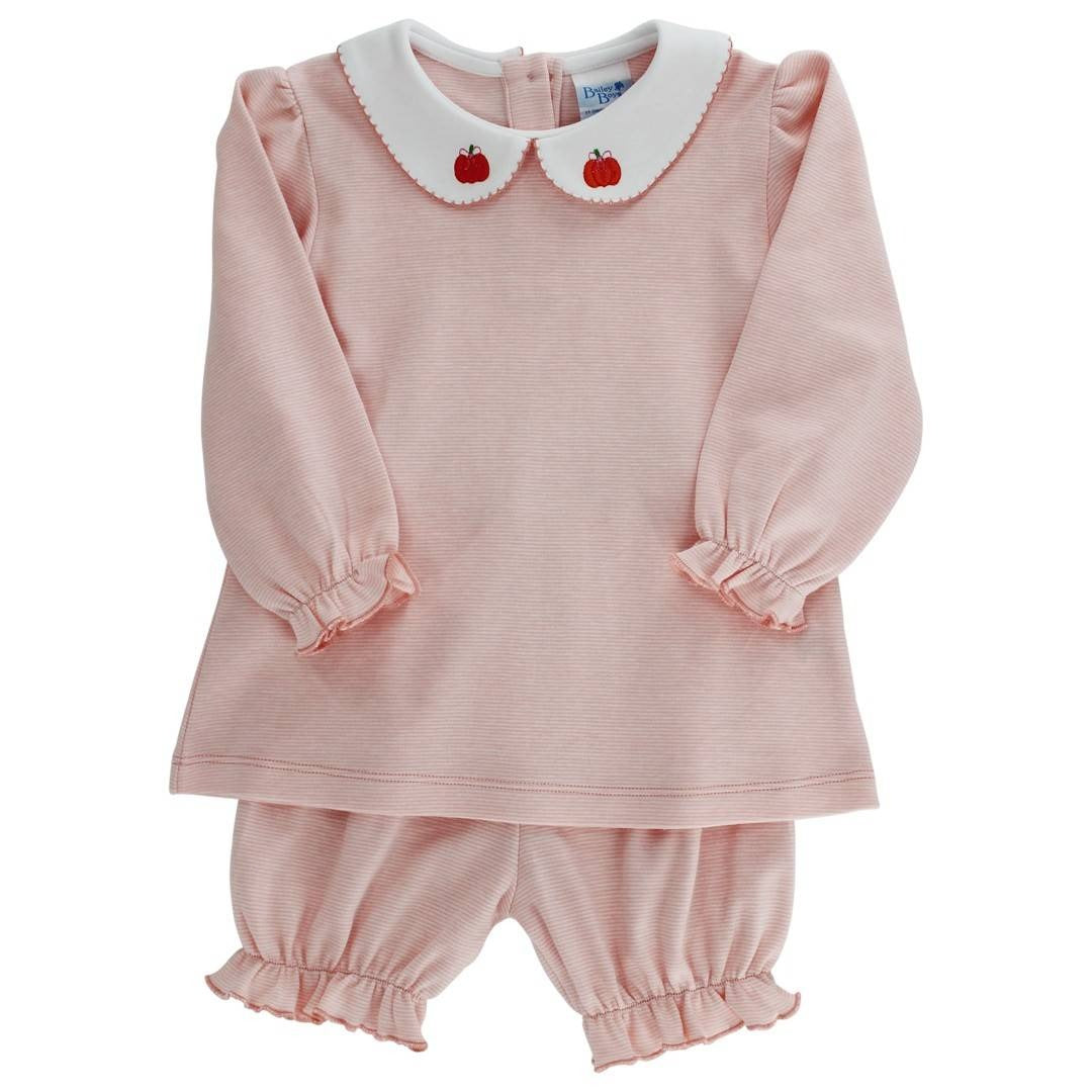 Bailey Boys Pumpkin Bloomer Set 5207