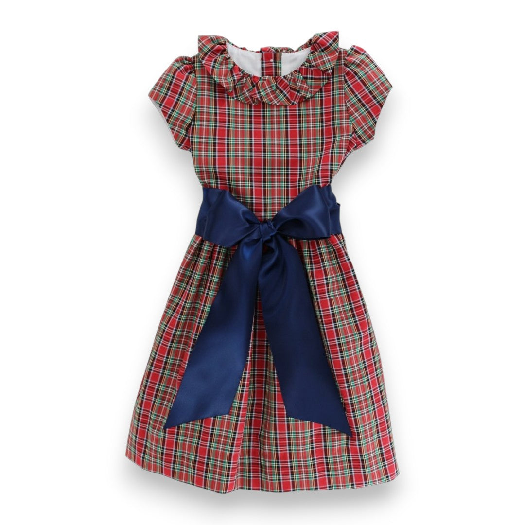 Bailey Boys Tartan W/Navy Cord Dress 26606-DR- 5309