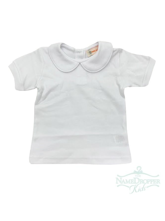 Luigi Boy Peter Pan collar White Shirt KB067