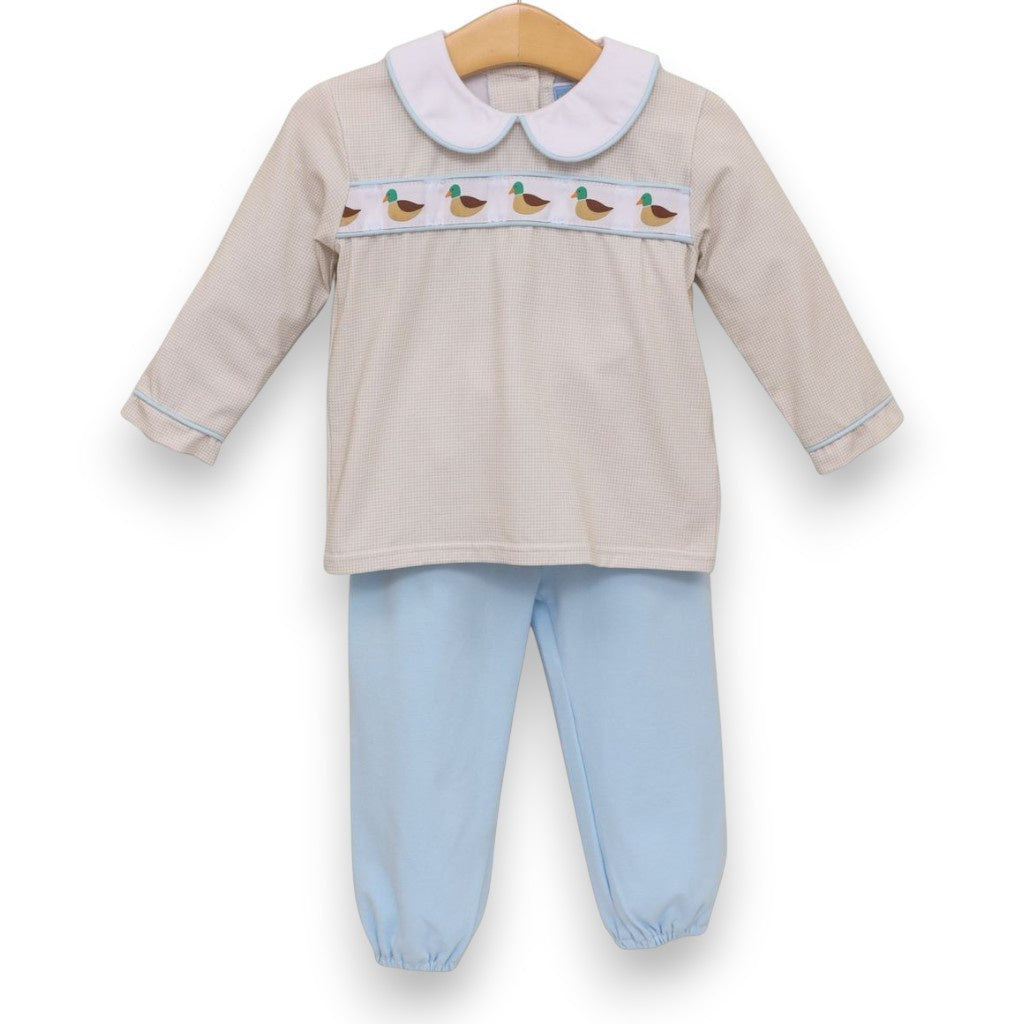 Trotter Street Kids Mallard Migration Bloomer Pant Set TSK-02843