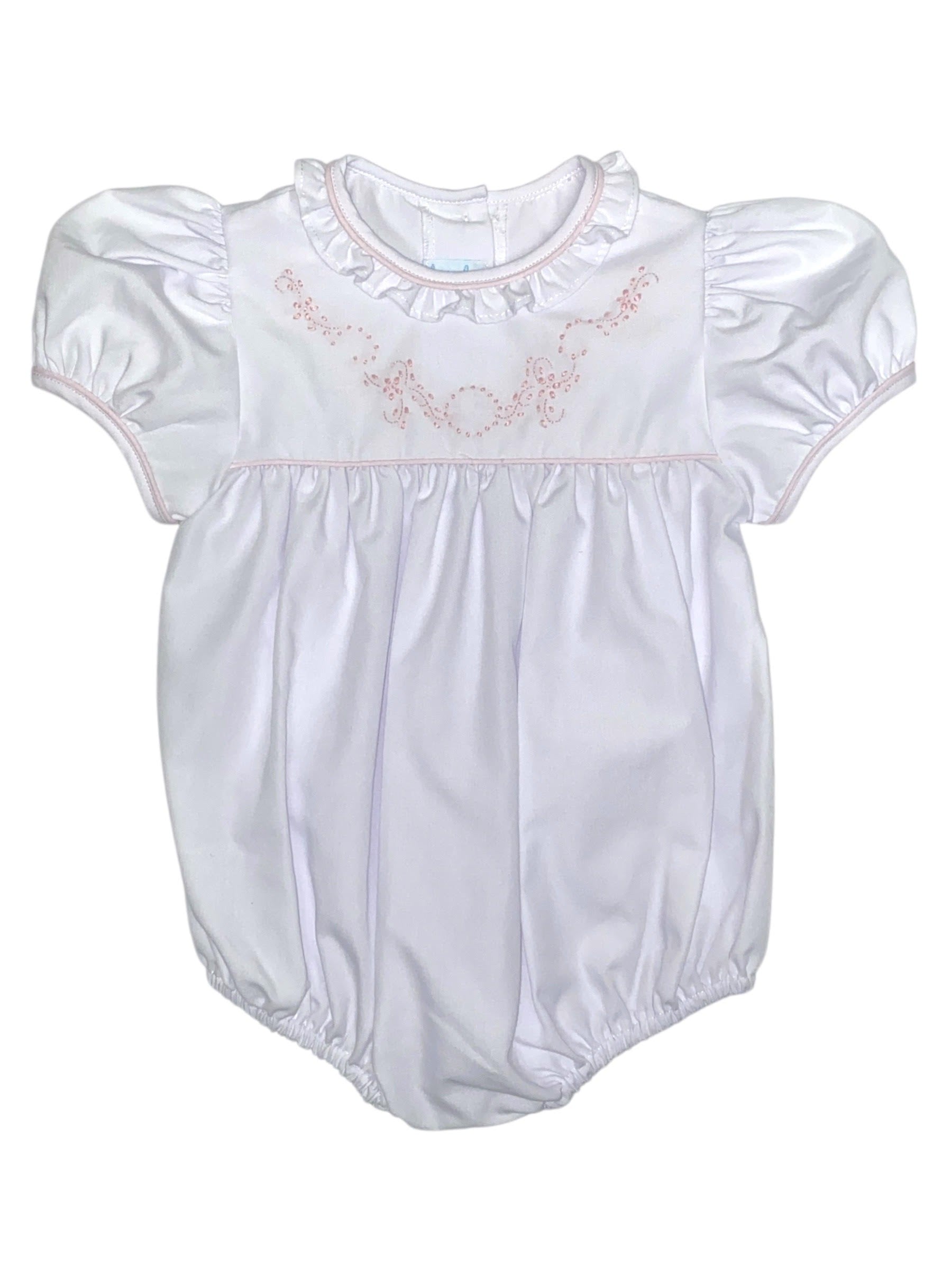 Auraluz Girl Bubble White/Pink Dot Flowers 7301WP 5203