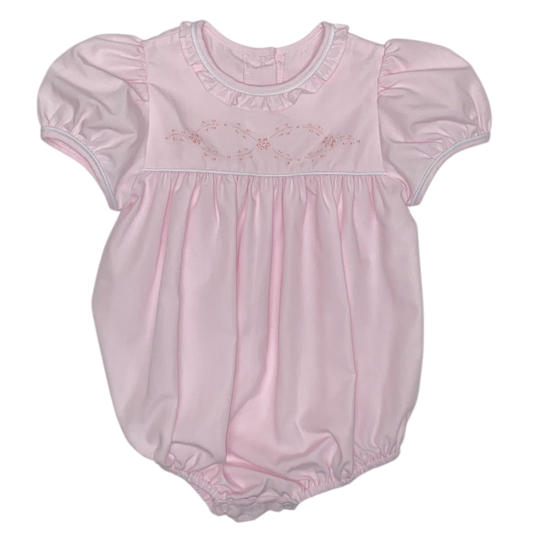 Auraluz Pink Bubble W/Puff Sleeves & Ruffle Trim 7322 5204