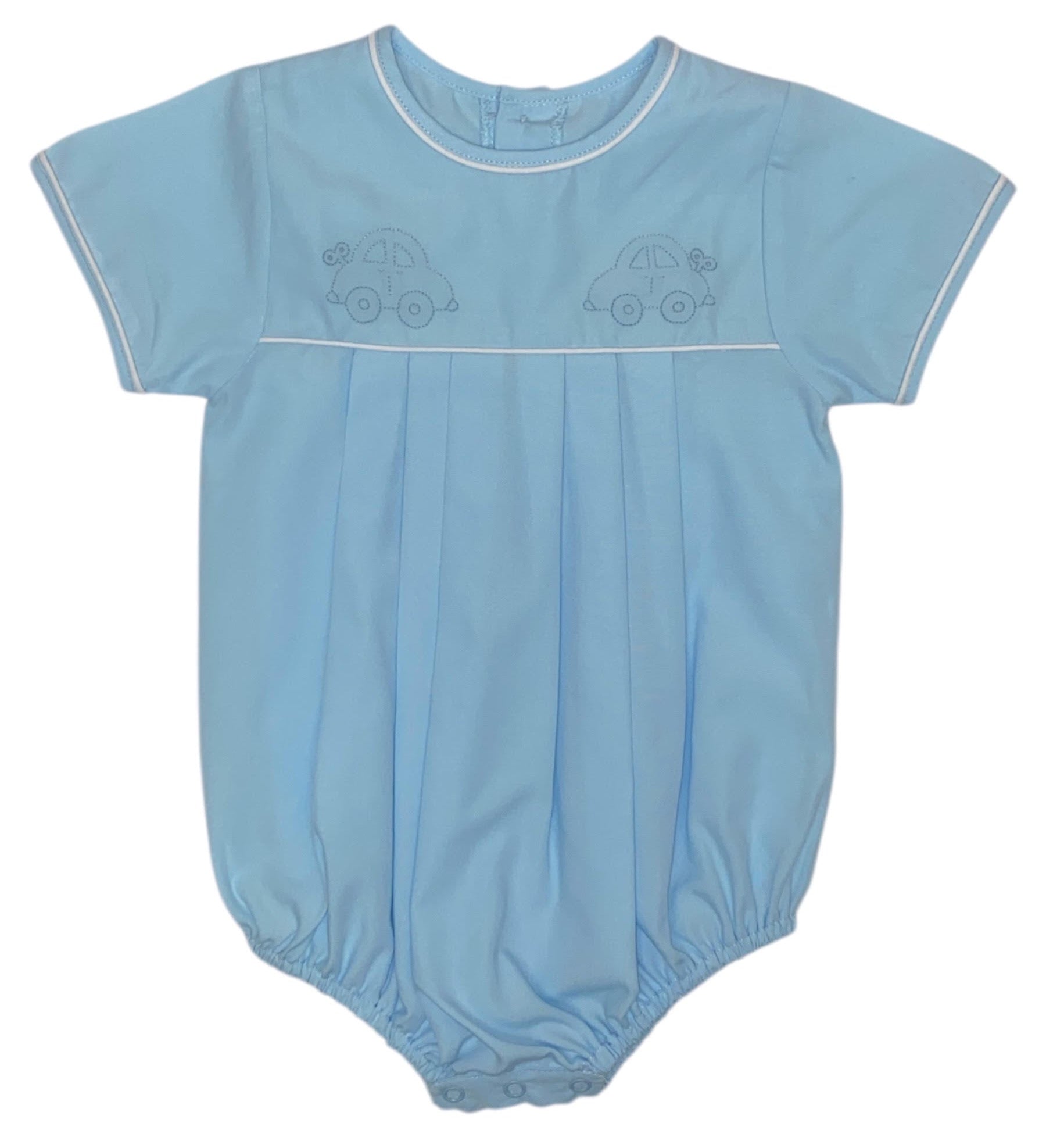 Auraluz Blue Bubble W/White Binding & Car Shadow Emb 7322 5204