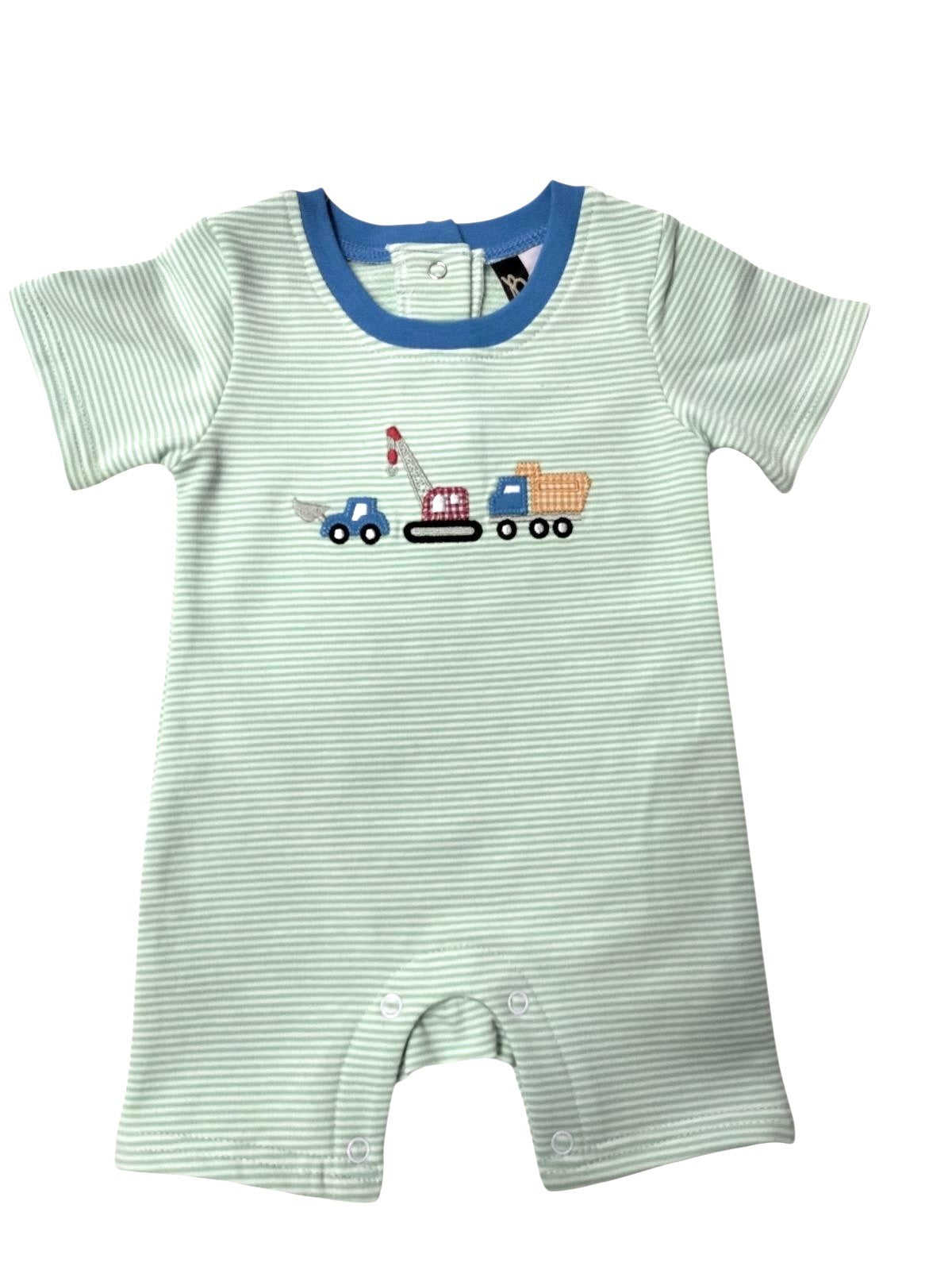 Banana Split Construction Boys Romper 341 5301