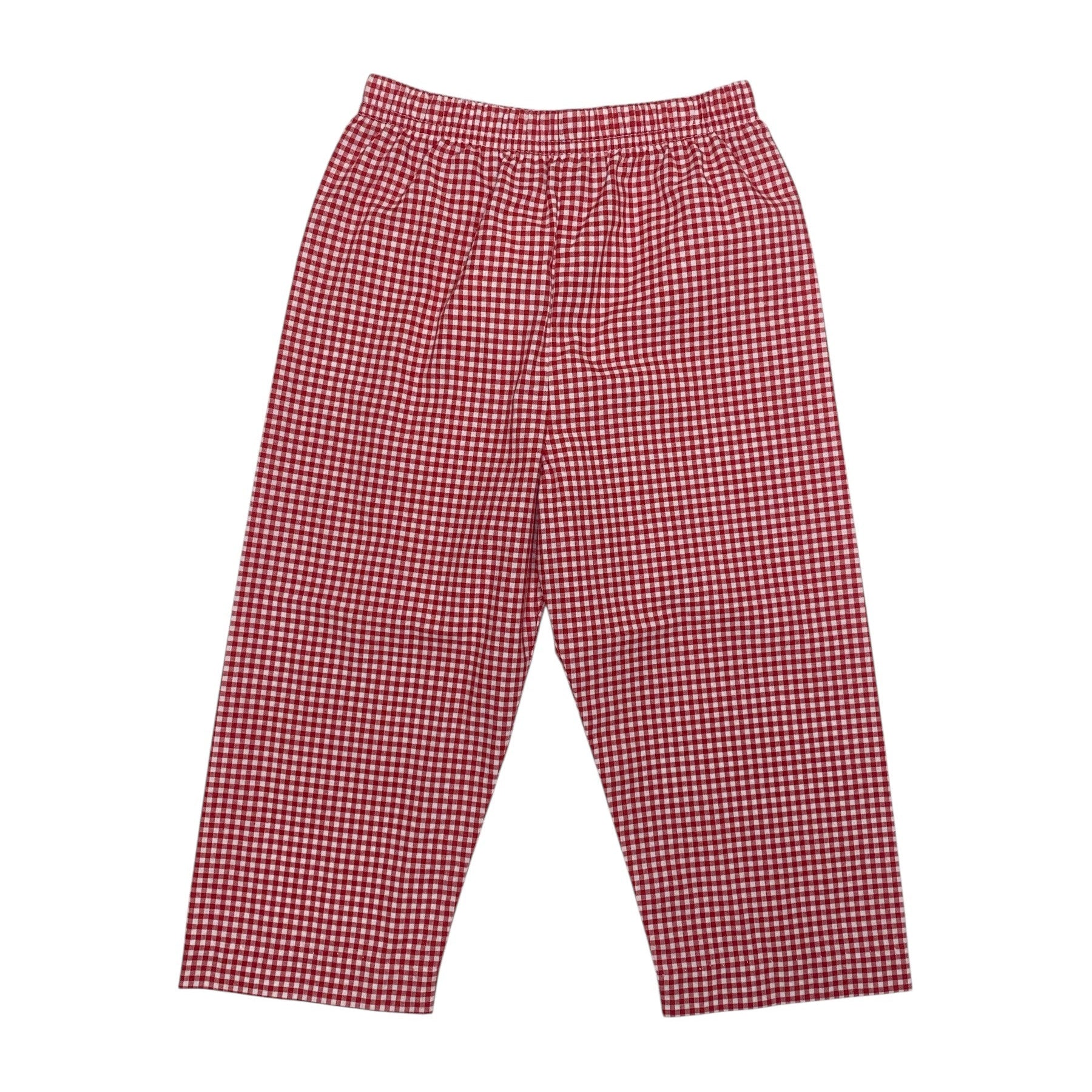 Name Dropper PL Red Medium Check Leo Pant 5208