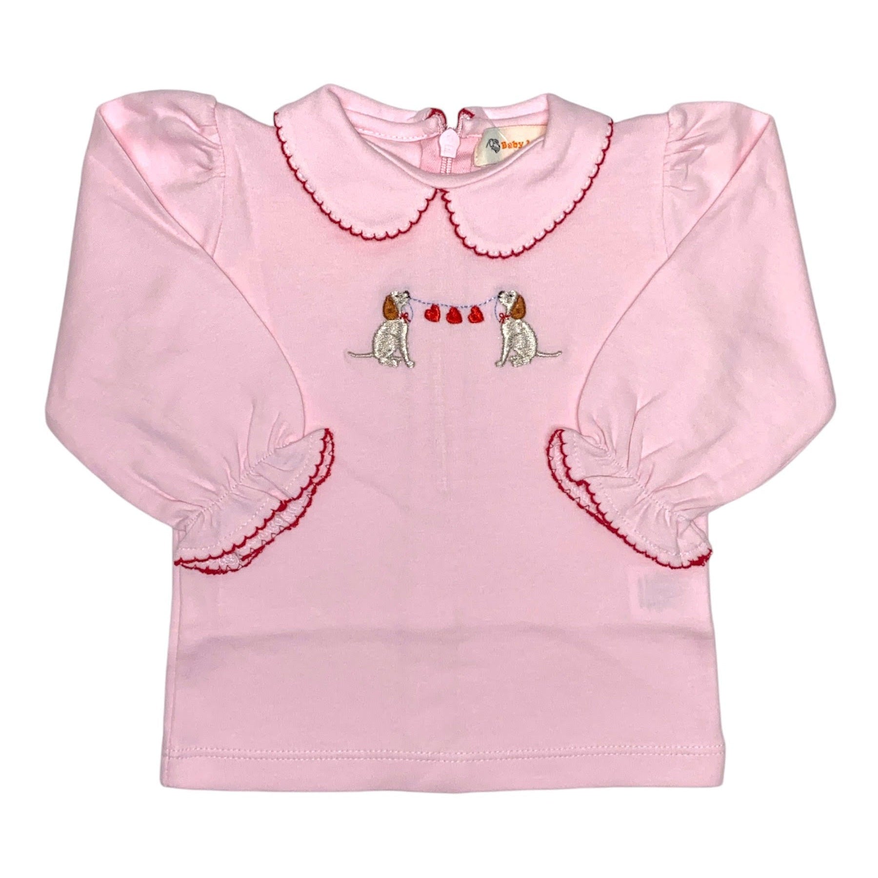 Luigi L/S K Blouse Emb Labs & Hearts on a String F11569 KB068-M8093 5212