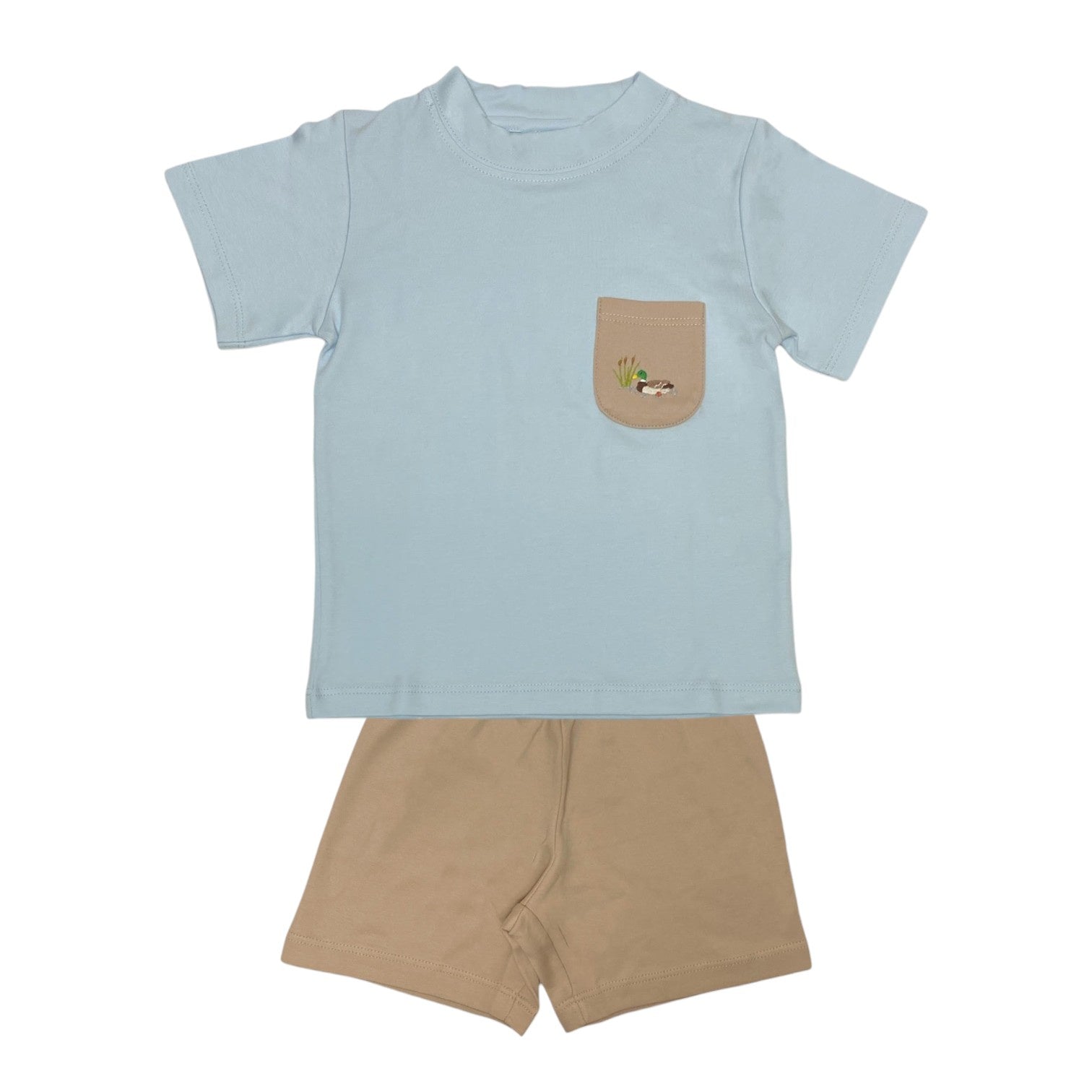 Squiggles Mallard N' Cattails S/S Tee Shirt & Shorts Set 94P/M708 5301