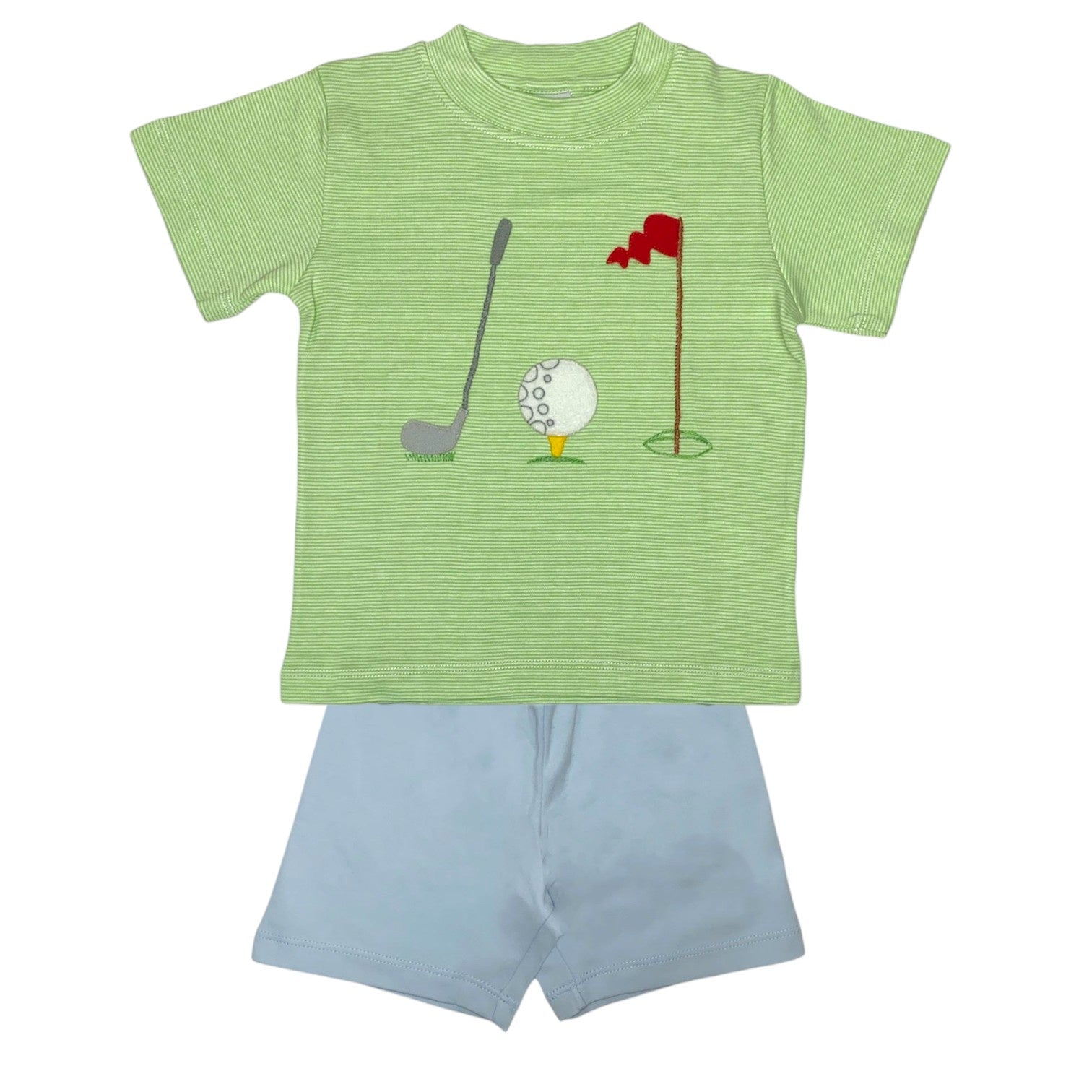 Squiggles Going For Green S/S Tee shirt & Short Set 83MS 94/639 5301