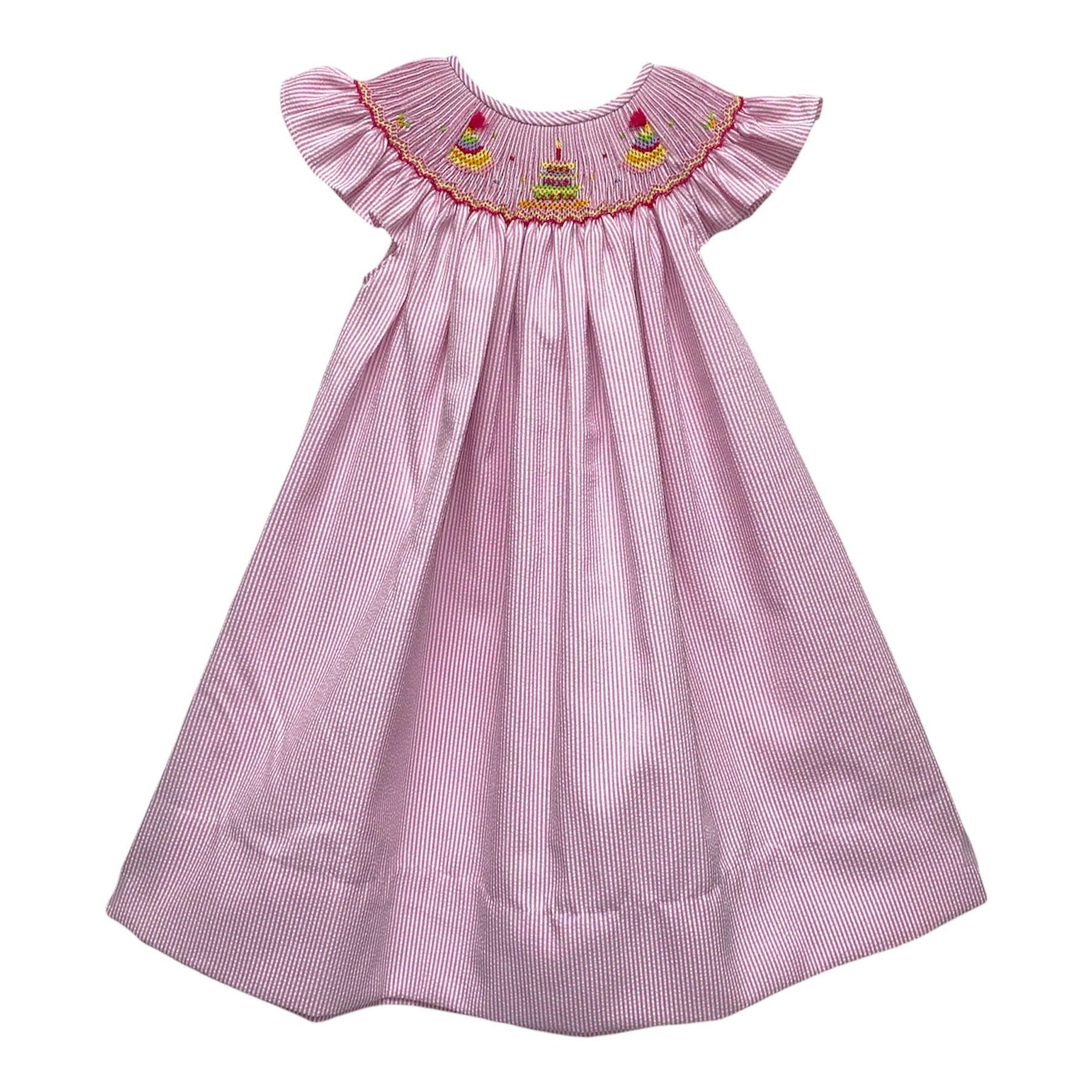 rosalina smocked birthday dress Rosalina Pink Dress 10