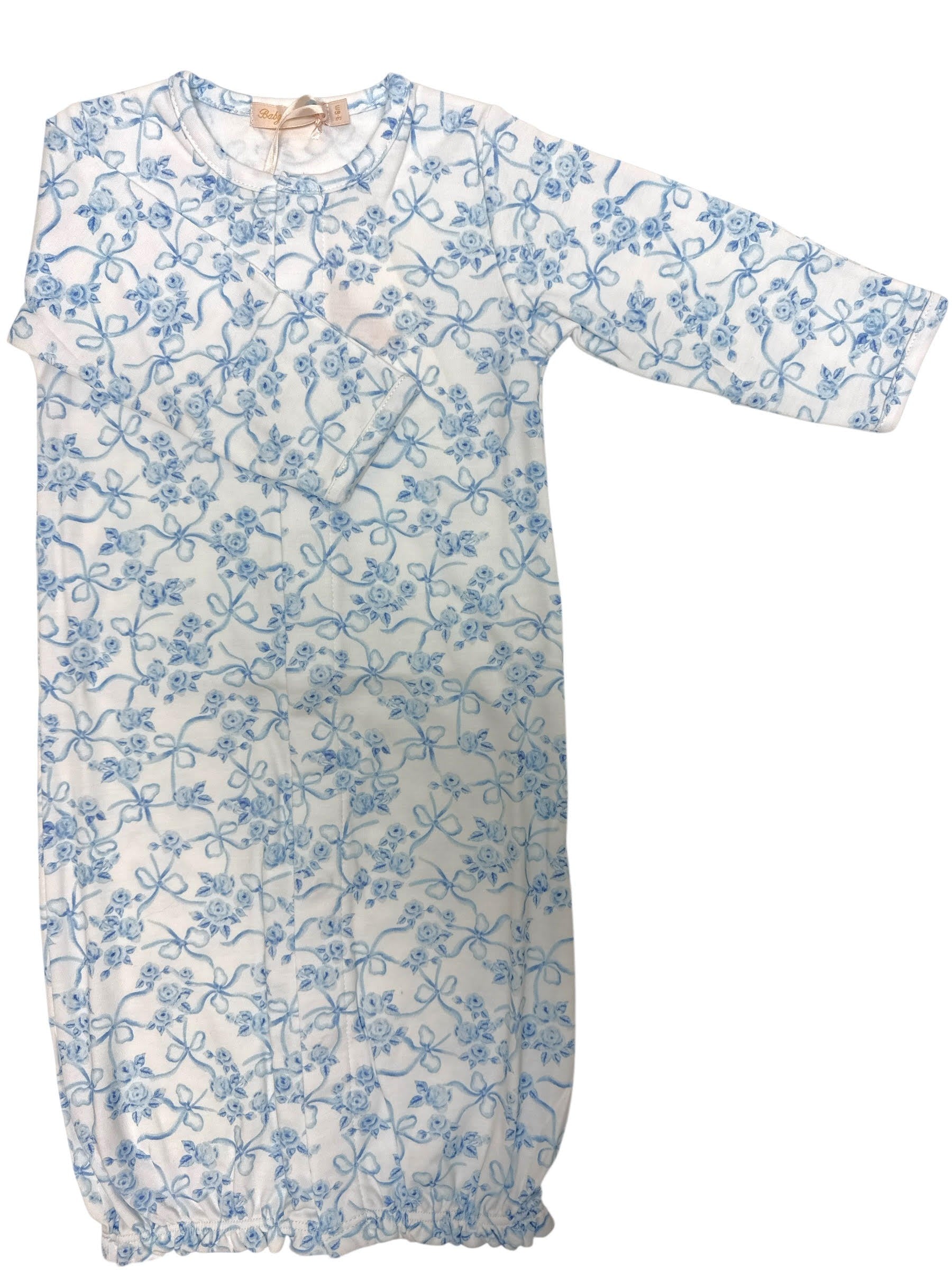 Baby Club Blue Romantic Toile Converter Gown NIG06332 5302