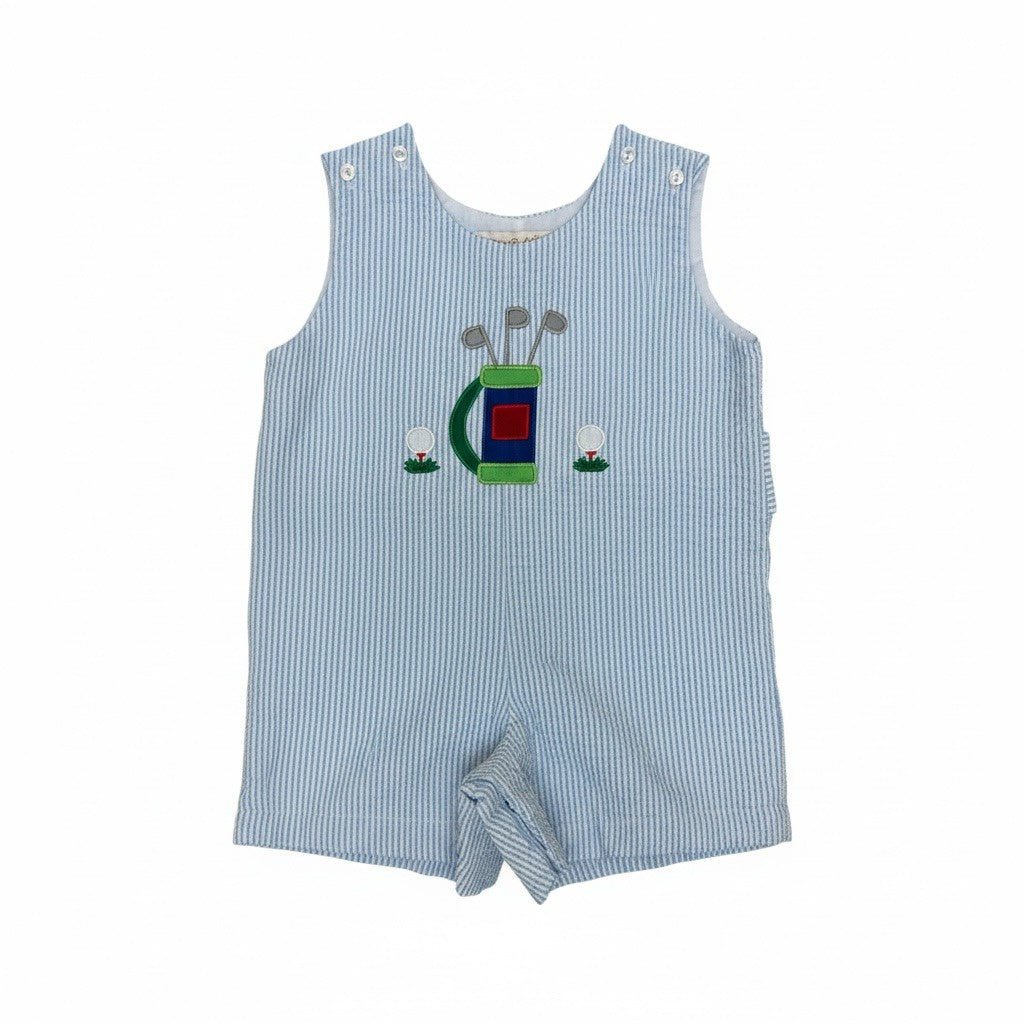Rosalina Blue Seersucker Romper Golf Clubs 10146 5303