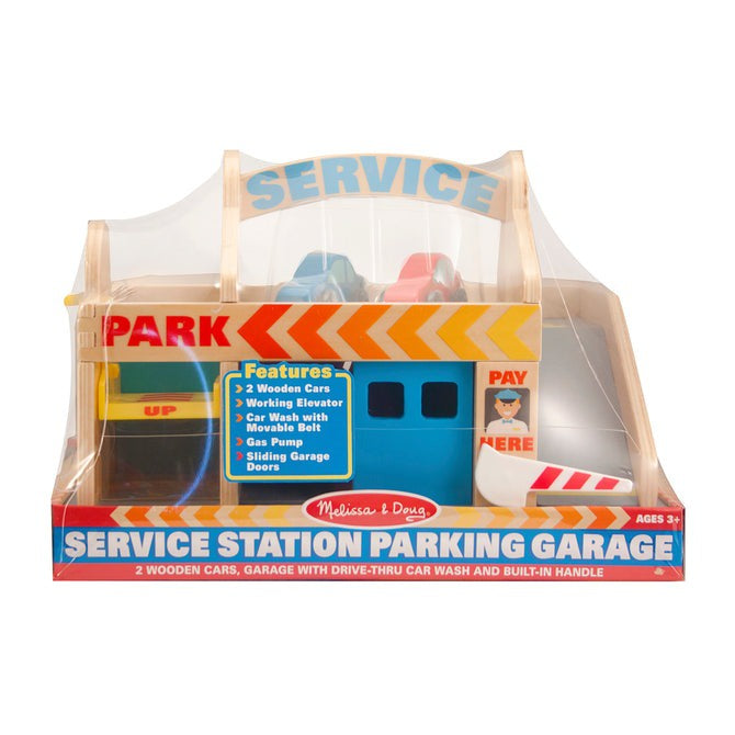 Melissa & Doug service station garage