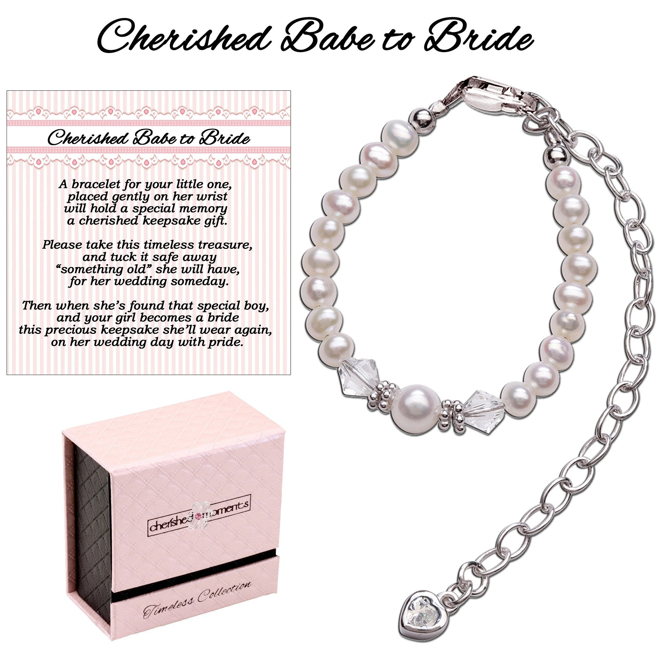 Cherished Moments Babe to Bride Sterling Silver Baby Bracelet (TC-Baby-B-Girl)