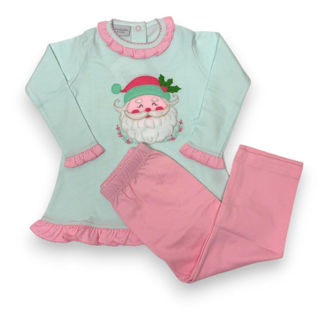 Squiggles So Sweet Santa Legging Set W/Ruffle Neck 756/113L/49MS/04 5307