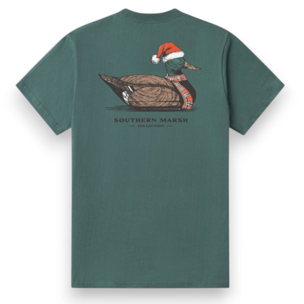 Southern Marsh Youth Vintage Duck Decoy Southern Santa Tee YADSC 5307