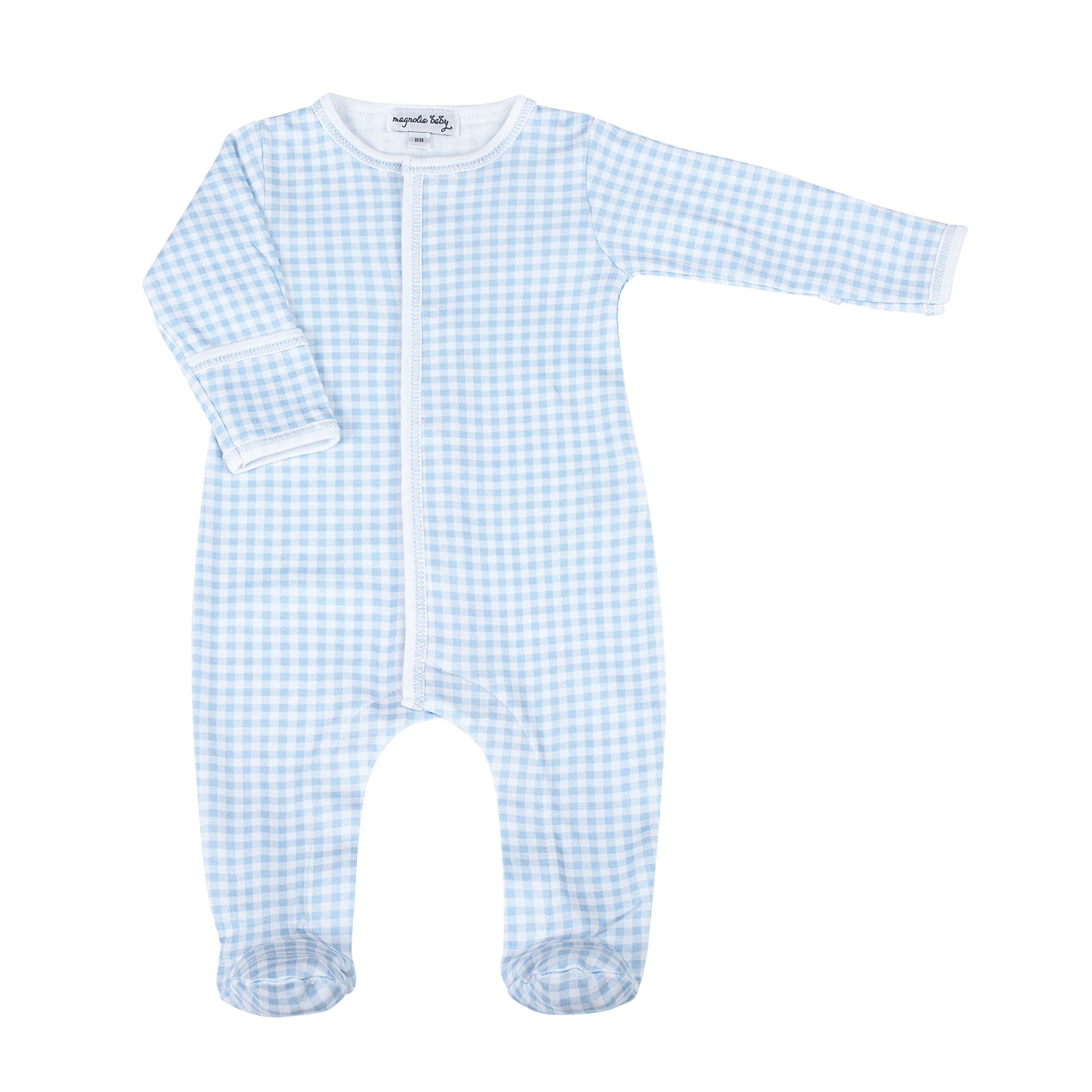 Magnolia Baby Mini Checks F24 Footie 4254-402 5110