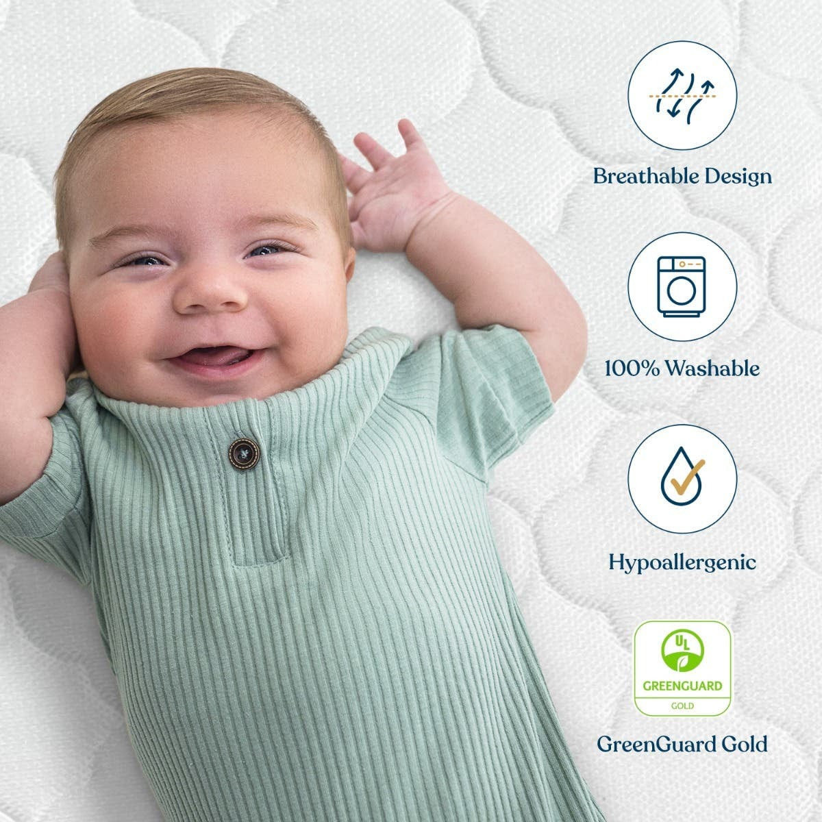 Halo Dream Weave Breathable Crib Mattress