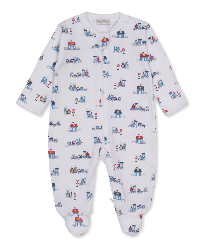 Kissy Kissy Toot Toot Footie W/Zip PRT KBQ14448N-K999 5306