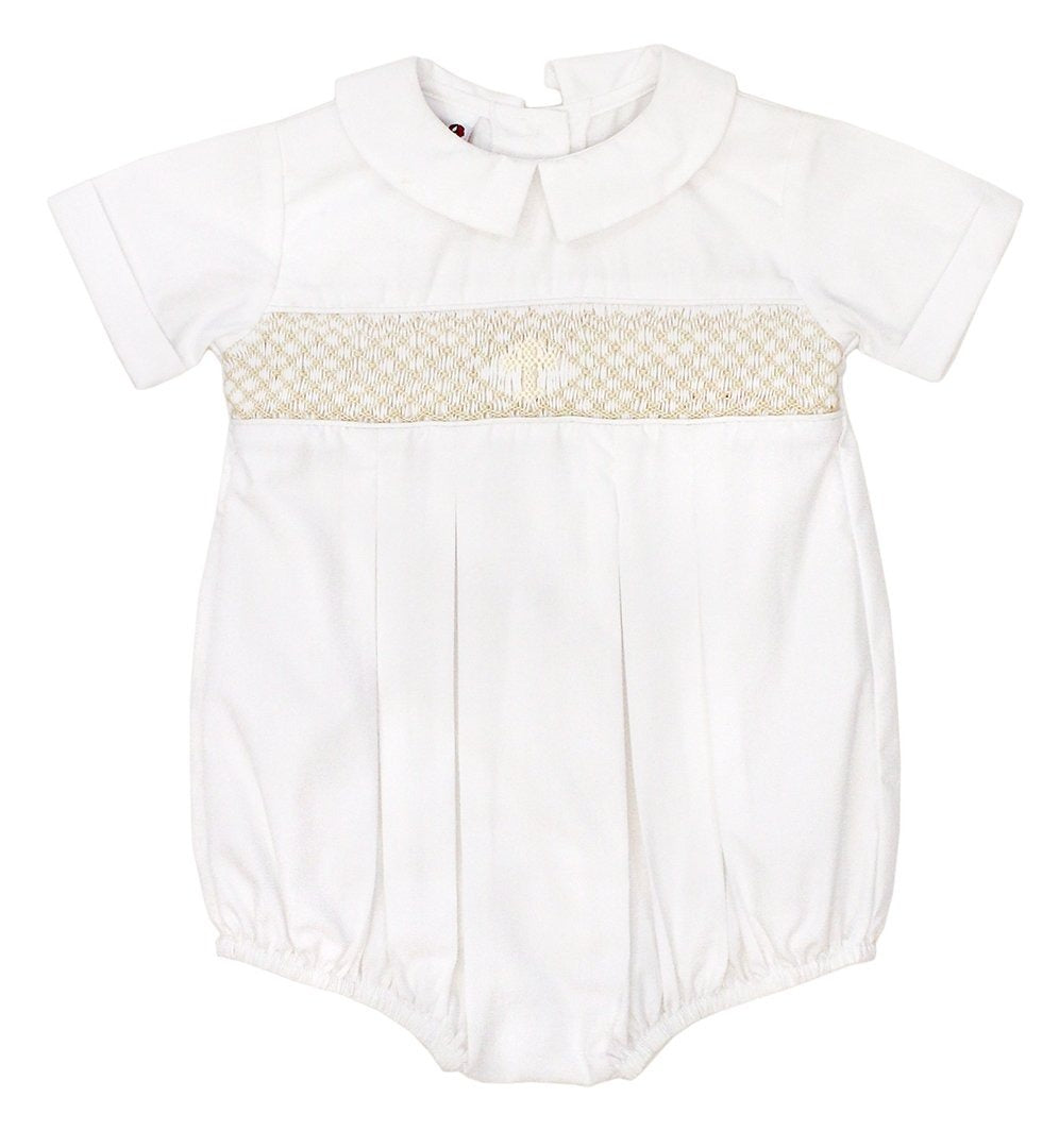 Bailey Boys Ivory Christening Dressy Bub Short 5226-DBS 5301