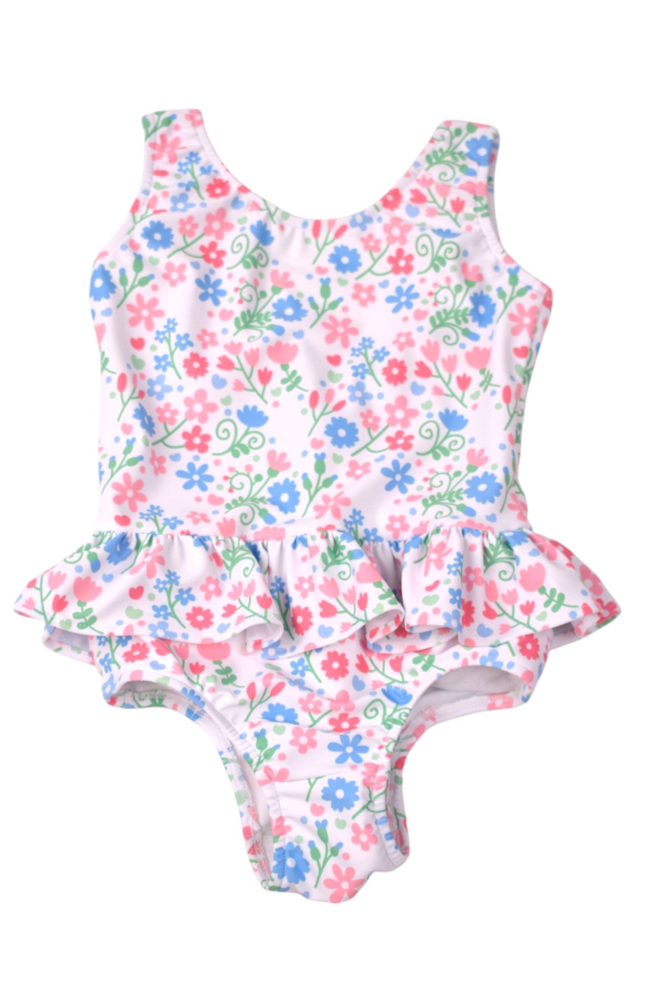Funtasia Too Flower Print Ruffle Swimsuit 74351 5112
