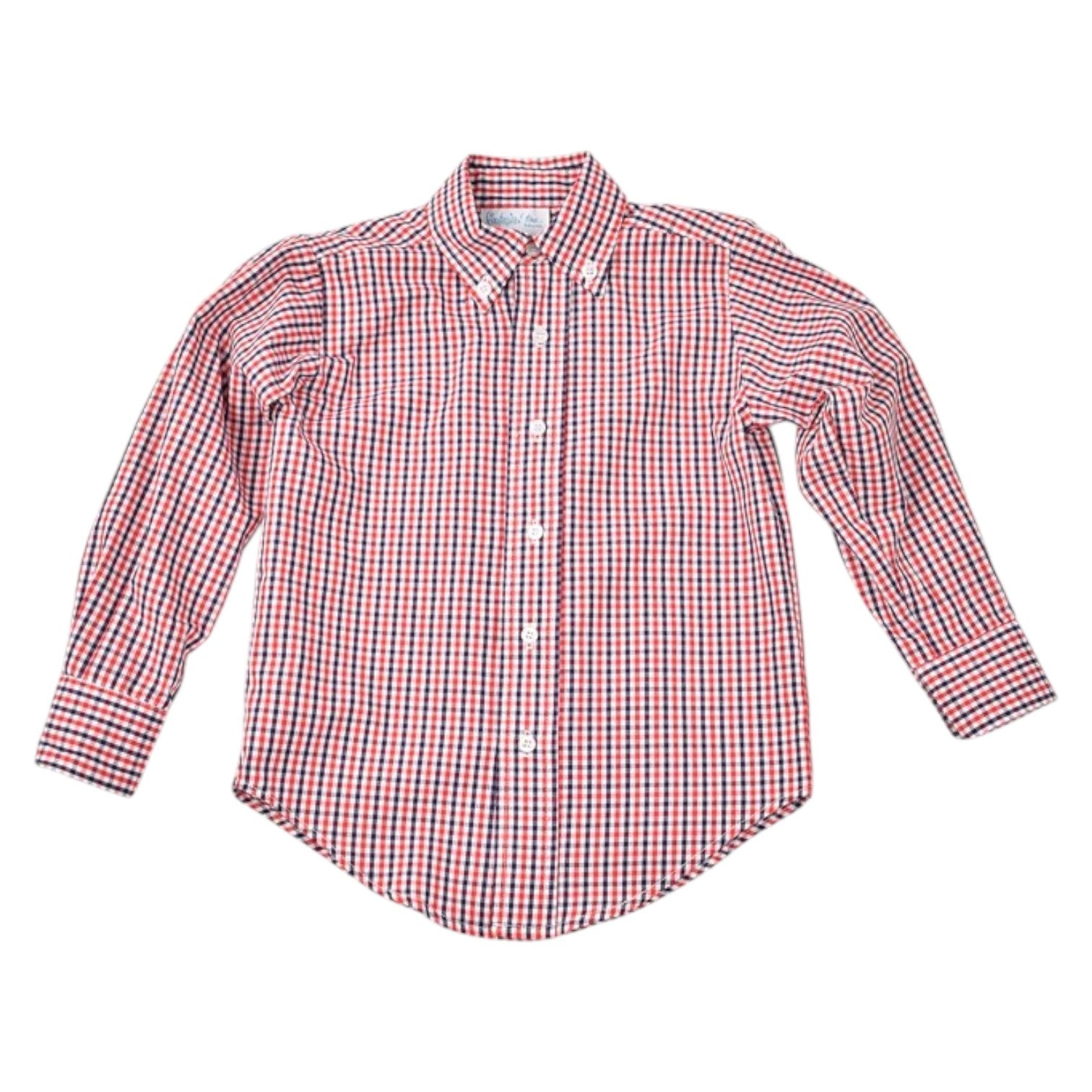 Funtasia Too Button Down Shirt Red and Navy 75101 5207