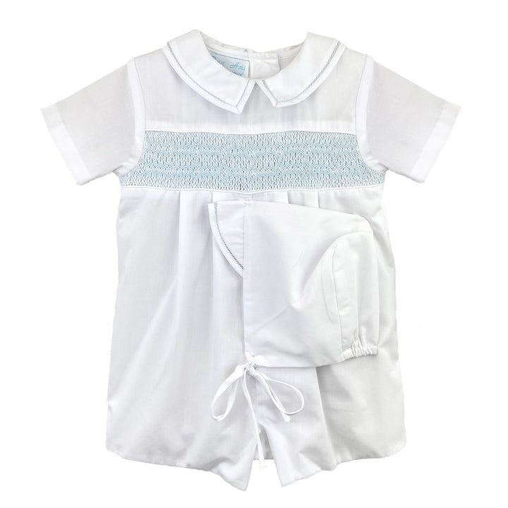 Petit Ami Romper/Hat W/ Smocking 5724/5824 5212