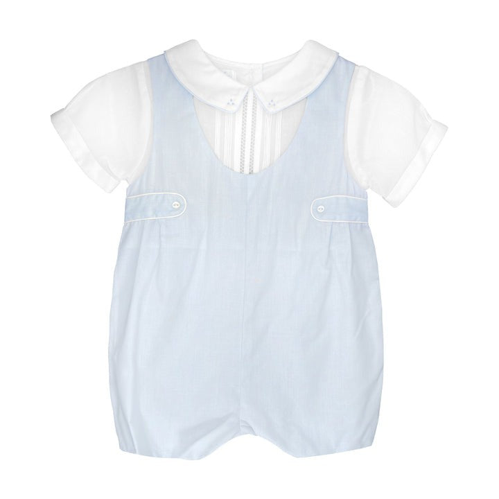 Petit Ami Romper Light Blue & White 5825 5212