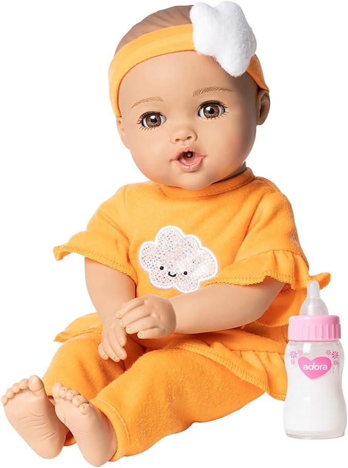 Adora NurtureTime Interactive Baby Doll, Clothes, & Accessories Set