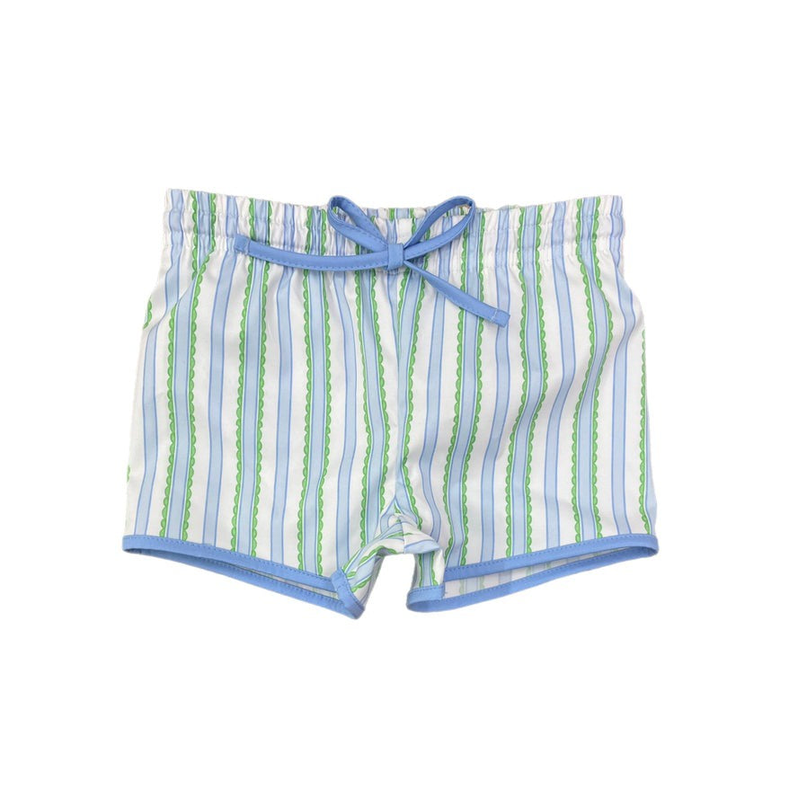 Love George Scallop Stripe Boys Trunk 5301