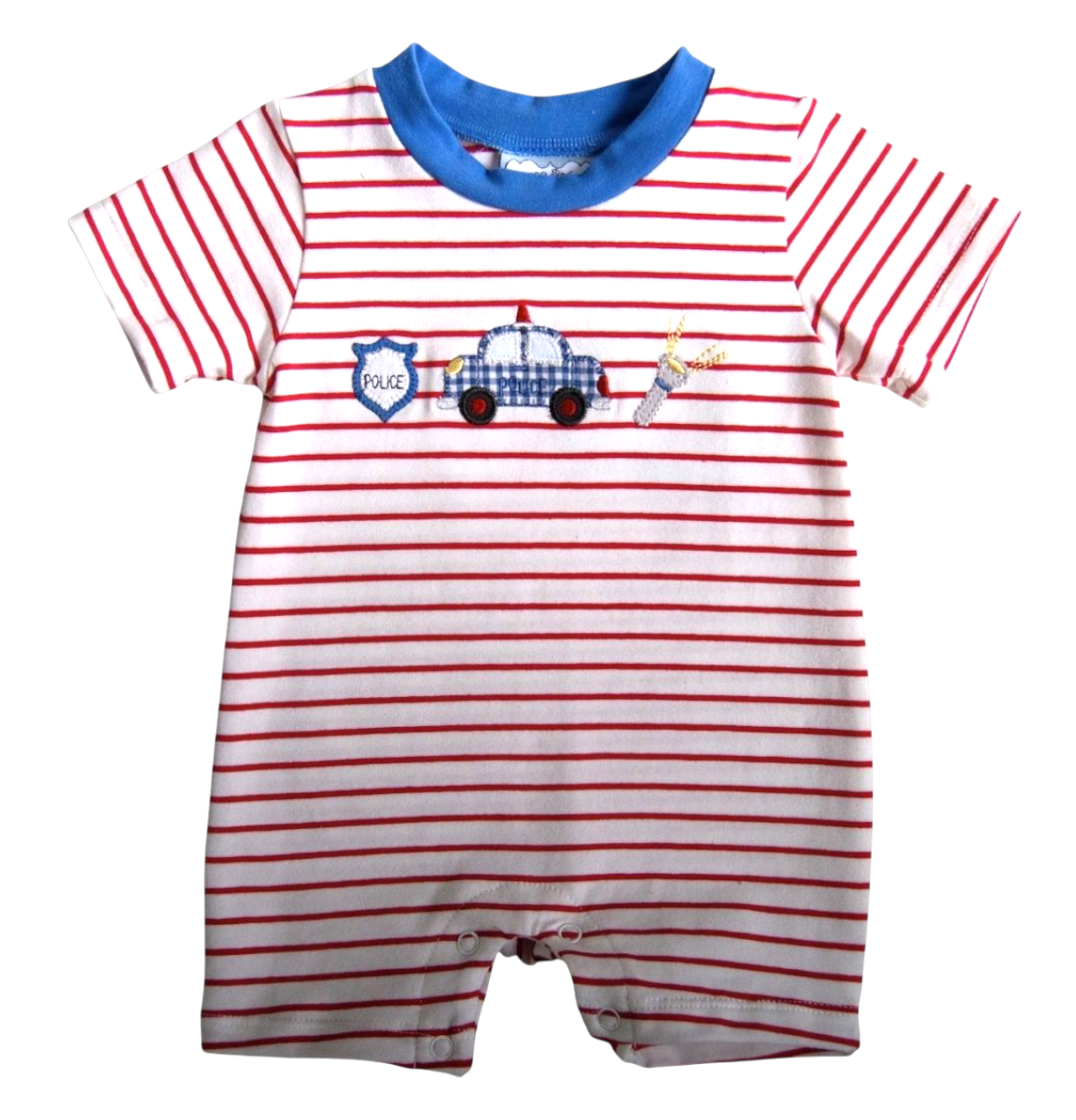 Three Sisters Police Applique Romper 830 5301