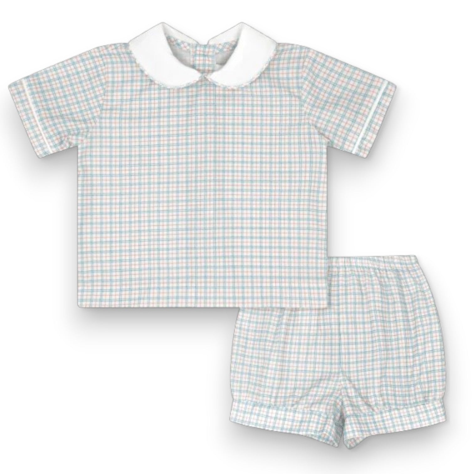 Lullaby Set Sibley Short Set Countryside Plaid 5307