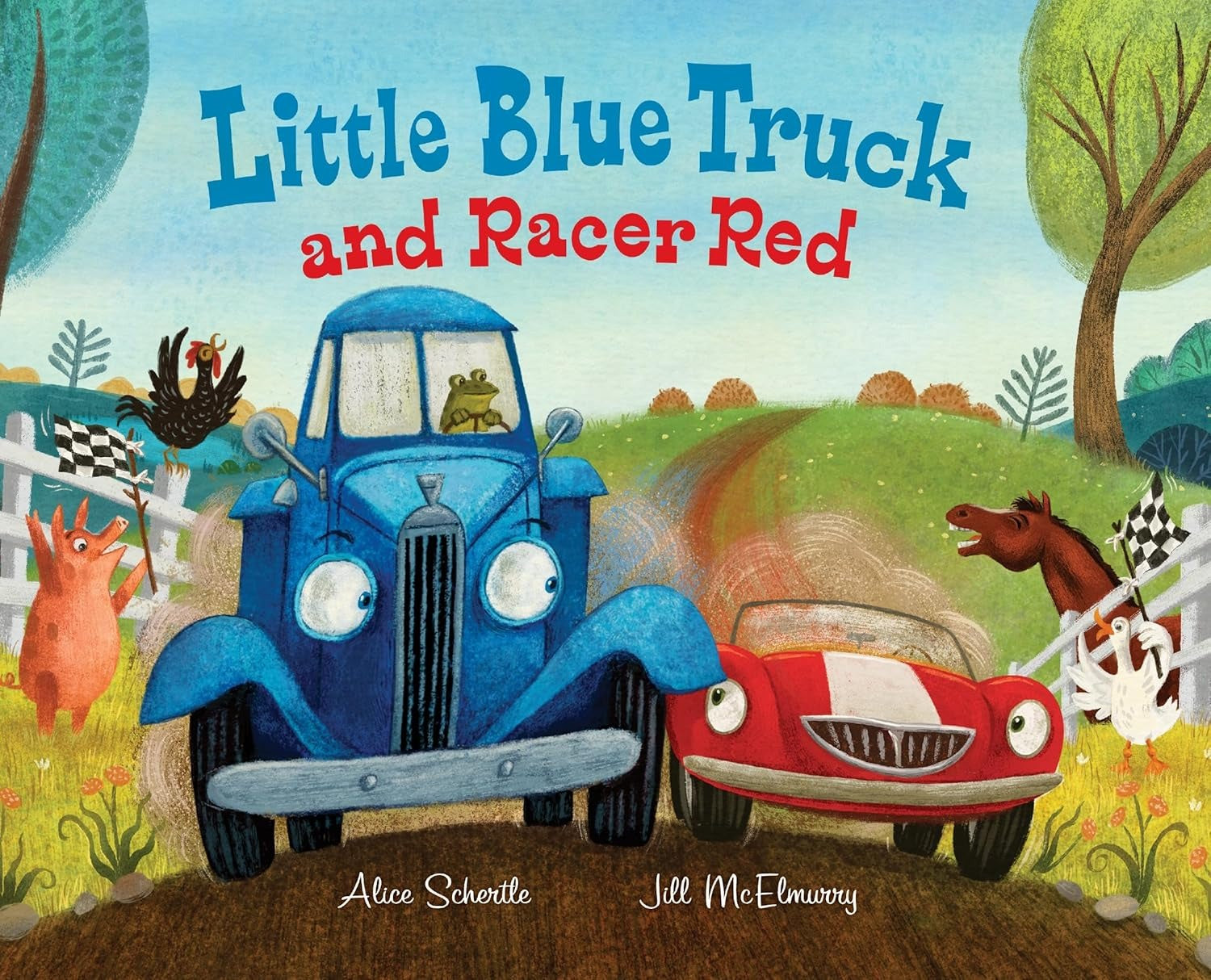Harper Collins Little Blue Truck and Racer Red
